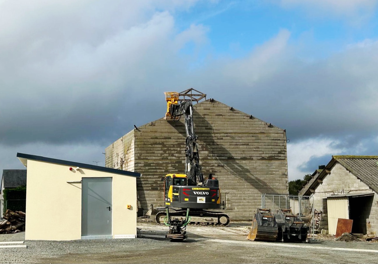 Travaux de démolition